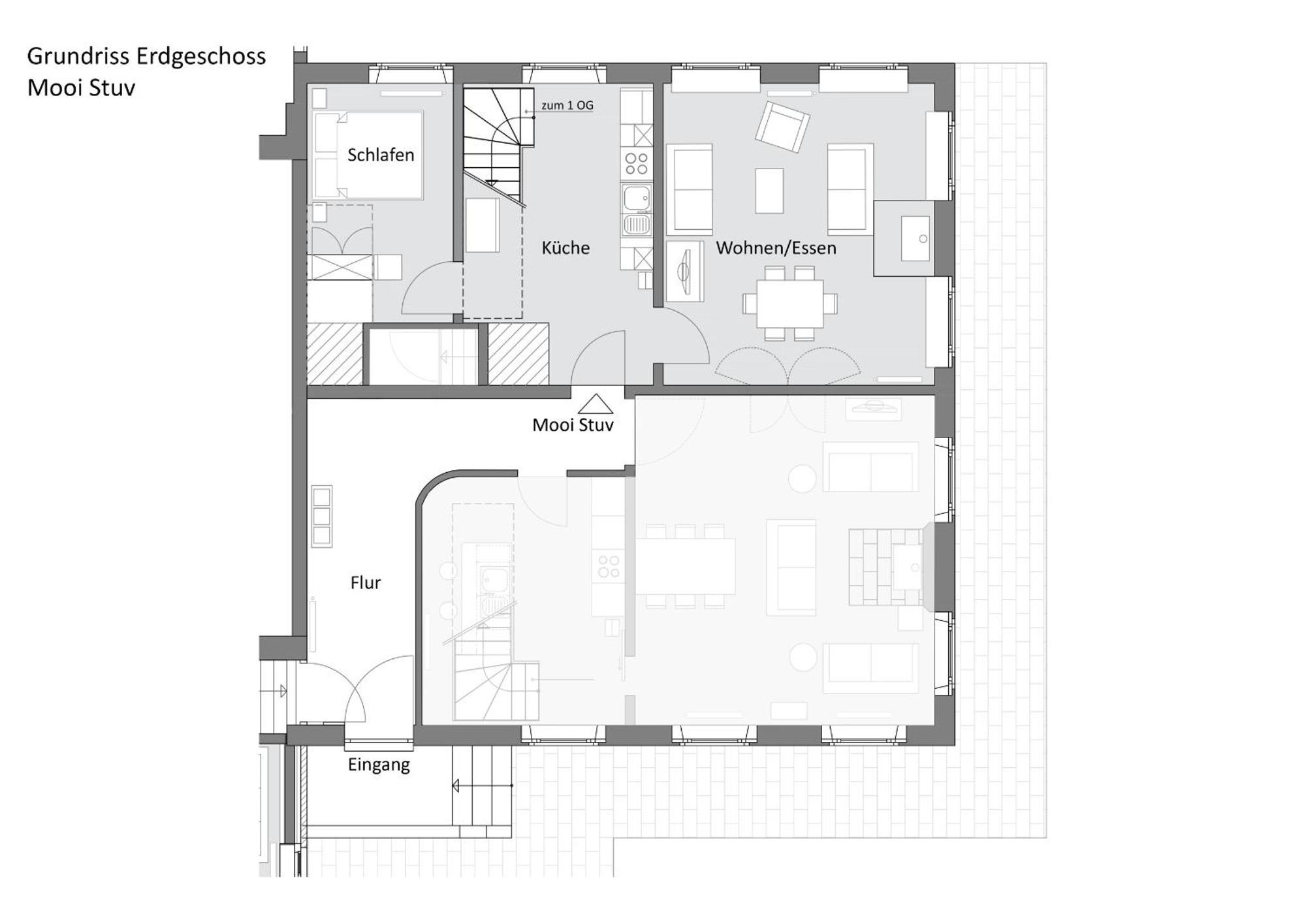 Mooi Stuv , Maisonettenwohnung , Gulfhof , Kachelofen Norden Dış mekan fotoğraf